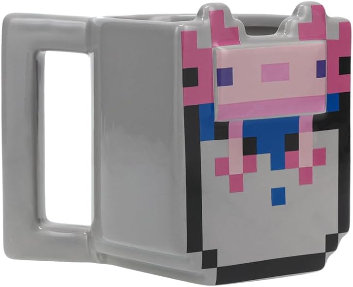 Mug Minecraft Axolotl en céramique 400 ml – Image 4