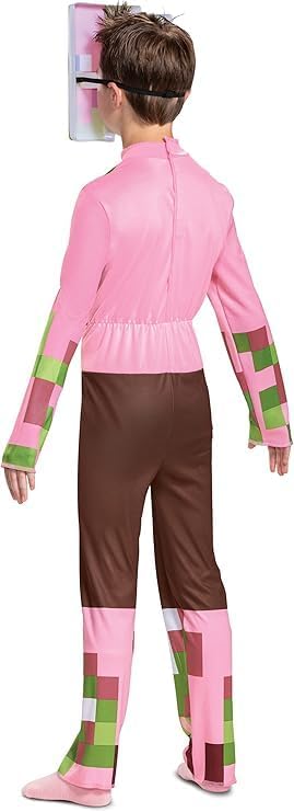 Costume enfant Minecraft Zombie Pigman avec coiffe – Image 3