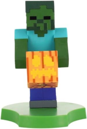 Support téléphone et repose écouteurs Minecraft Zombie Cableguys Minis