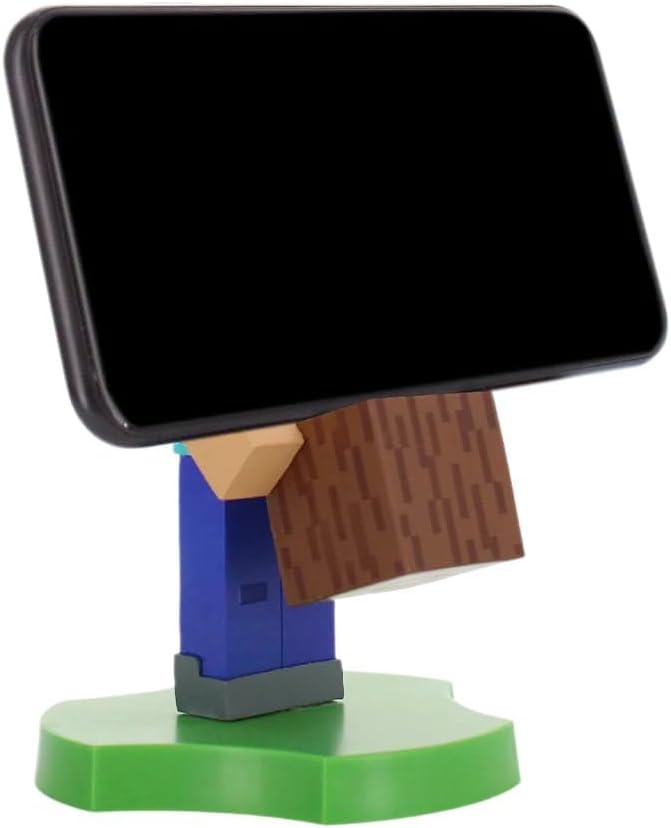 Cableguys Minis Minecraft Steve, support téléphone et socle pour écouteurs – Image 2