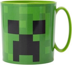 Tasse Minecraft Creeper en plastique 350 ml avec poignée
