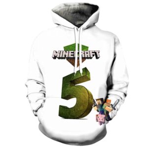 Sweat à capuche Minecraft Logo 5