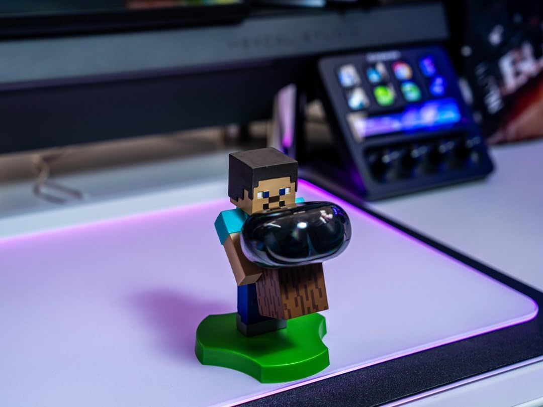 Cableguys Minis Minecraft Steve, support téléphone et socle pour écouteurs – Image 4