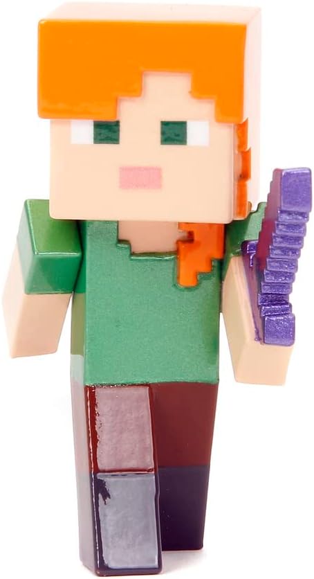 Minecraft coffret de 4 figurines métal 6 cm Steve, Alex, Creeper et Warden – Image 7