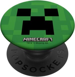 PopGrip interchangeable Minecraft Creeper Big Face
