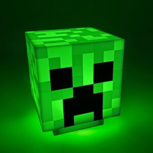 Lampe LED Creeper Minecraft portable 9 x 9 x 11 cm