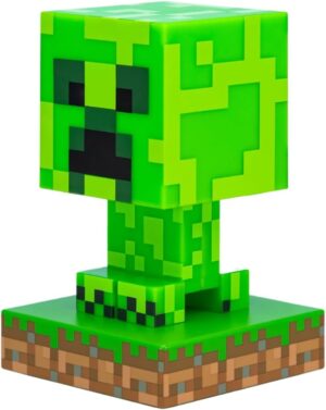 Lampe de nuit Creeper Minecraft verte 12 cm