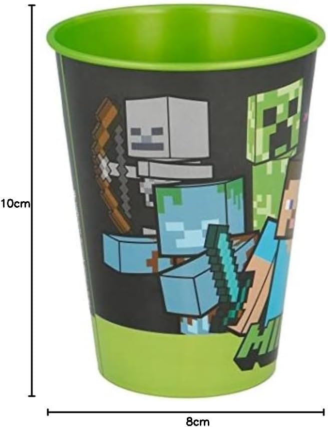 Gobelets Minecraft en plastique sans BPA, lot de 2, 260 ml – Image 3
