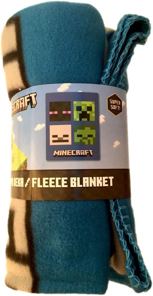 Plaid Minecraft motif Mob Monsters en polaire douce 100 x 150 cm – Image 2