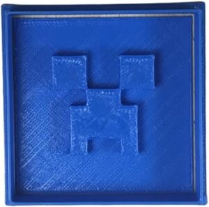 Coupe-biscuits Minecraft Creeper bleu Cuticuter