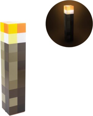 Torche lumineuse Minecraft à 2 modes d'éclairage