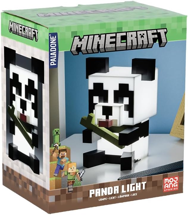 Veilleuse portable Minecraft Panda à piles – Image 8