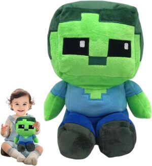Peluche Minecraft Creeper 26 cm en coton de soie