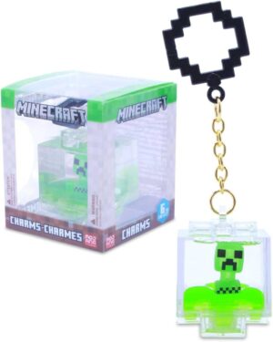 Charm Minecraft à clipser 6,3 avec mini figurine aléatoire