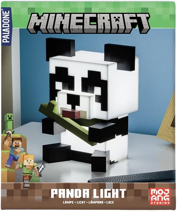 Veilleuse portable Minecraft Panda à piles – Image 7