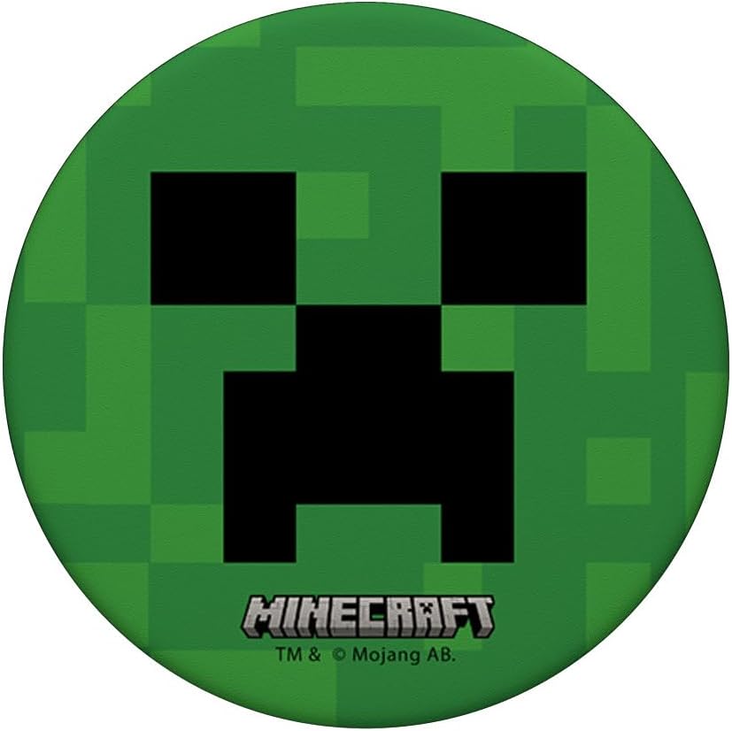 PopGrip interchangeable Minecraft Creeper Big Face – Image 3