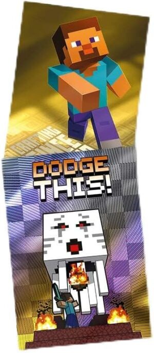Cartes Panini Minecraft 2 Fat Pack : 1 pochette achetée + 1 offerte