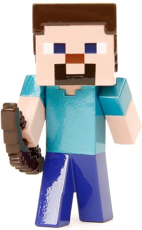 Minecraft coffret de 4 figurines métal 6 cm Steve, Alex, Creeper et Warden – Image 4