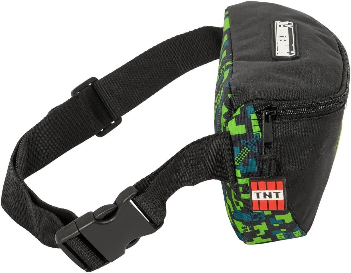 Sac banane Minecraft TNT multicolore enfant 23 x 9 x 14 cm – Image 3