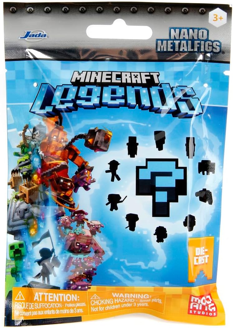 Minecraft Legends Nanofigs Vague 2 en métal 4 cm blind pack – Image 5