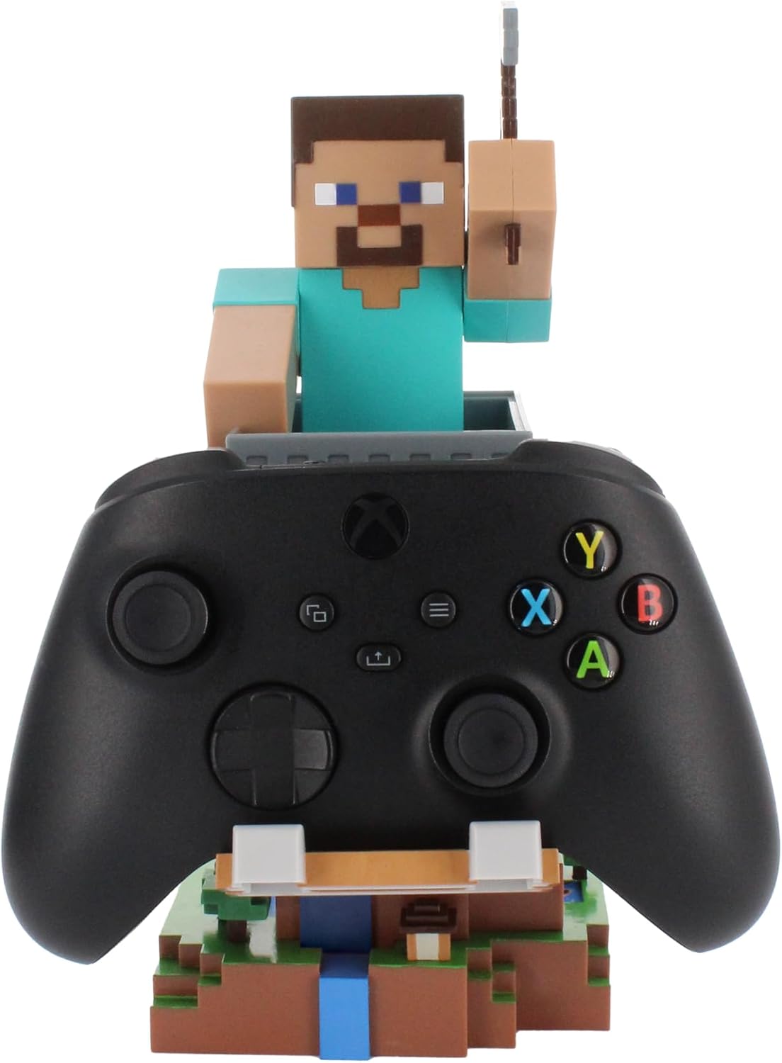 Support manette et téléphone Minecraft Steve Cable Guys – Image 2