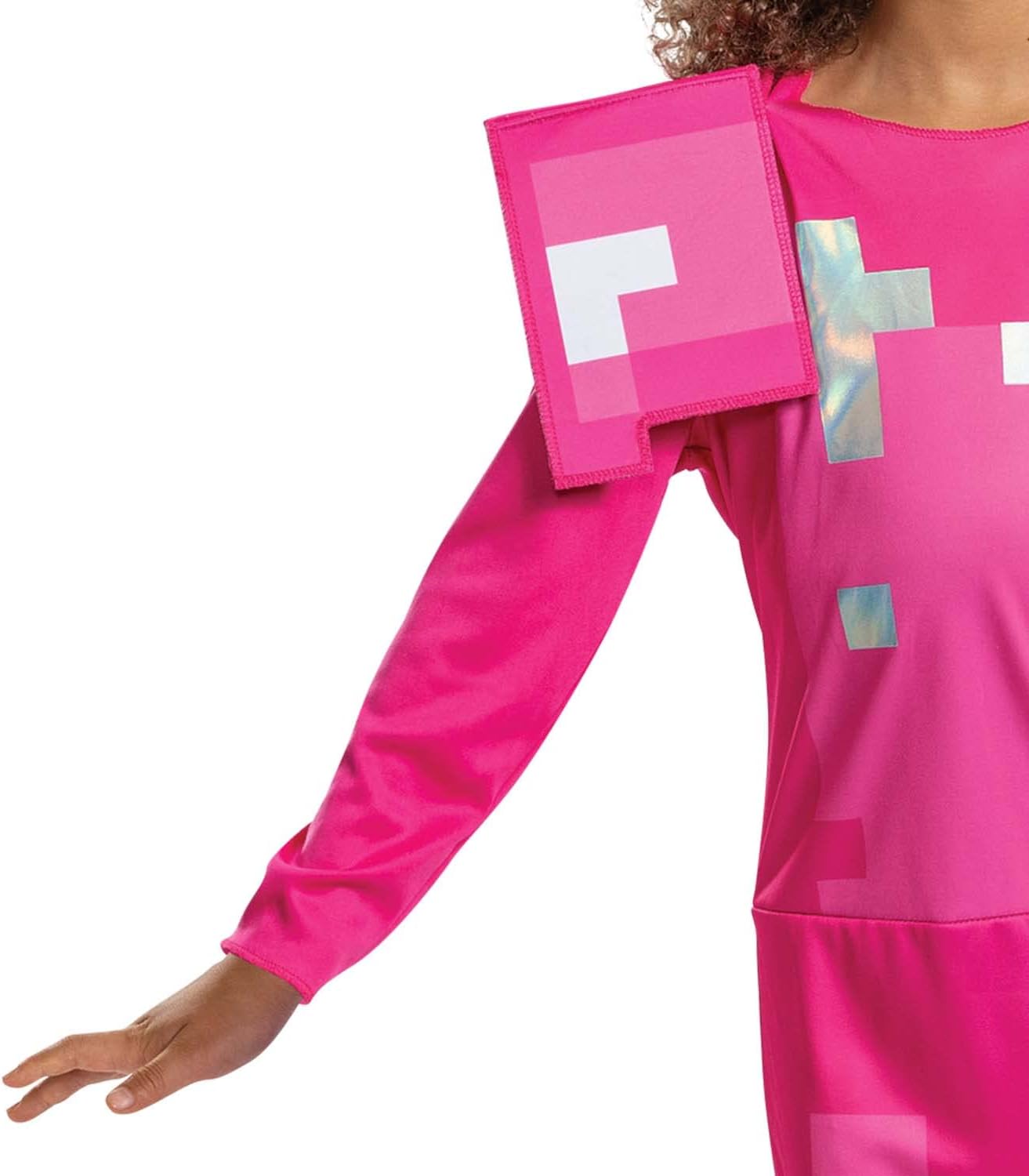 Costume rose Minecraft avec casque ajustable pour enfant – Image 5