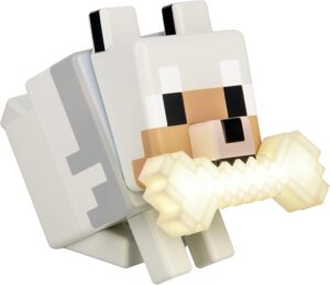 Lampe LED 3D Minecraft Wolf à piles