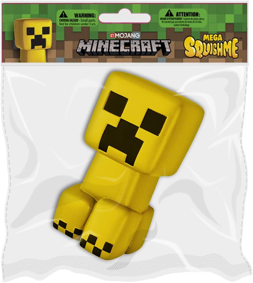 Mega SquishMe Gold Creeper parfumé Minecraft – Image 4