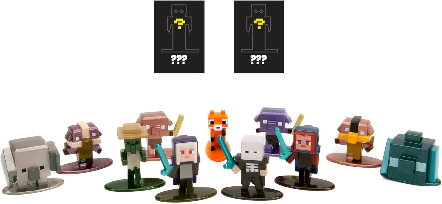 Minecraft Legends Nanofigs Vague 2 en métal 4 cm blind pack – Image 2