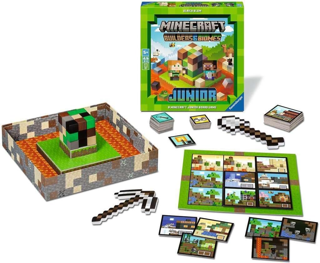 Minecraft Builders & Biomes Junior Ravensburger 24615, jeu coopératif dès 5 ans – Image 3