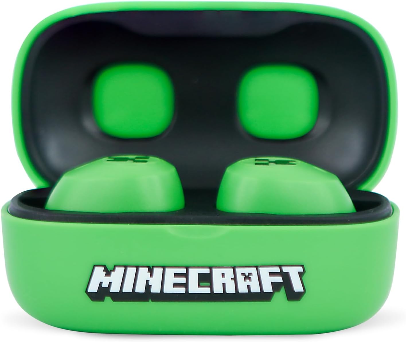 Écouteurs TWS Minecraft Creeper 3D avec étui vert – Image 4