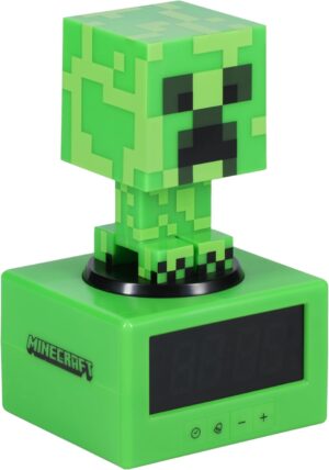 Réveil Creeper Minecraft avec musique et veilleuse
