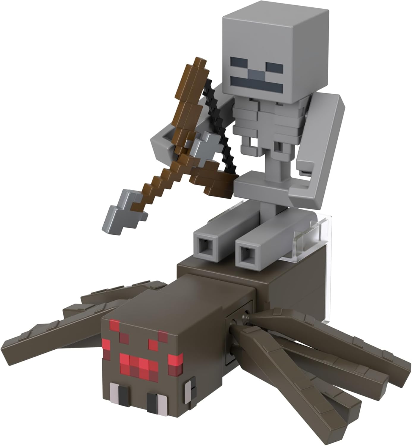 Coffret Minecraft Squelette et monture araignée, 2 figurines articulées 8 cm – Image 5