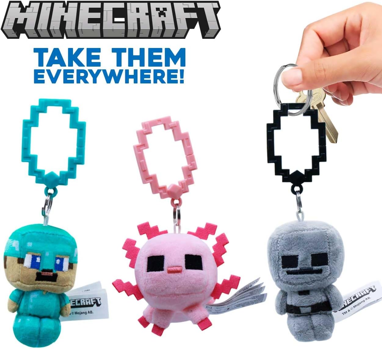 Minecraft série 1 : cintre en peluche pour sac à dos, style moderne – Image 2