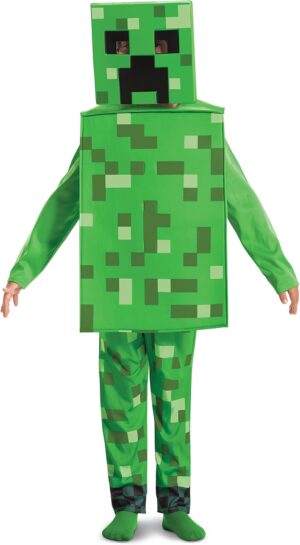 Costume Minecraft Creeper enfant avec masque
