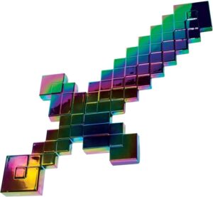 Minecraft épée en nétherite, accessoire de déguisement garçon