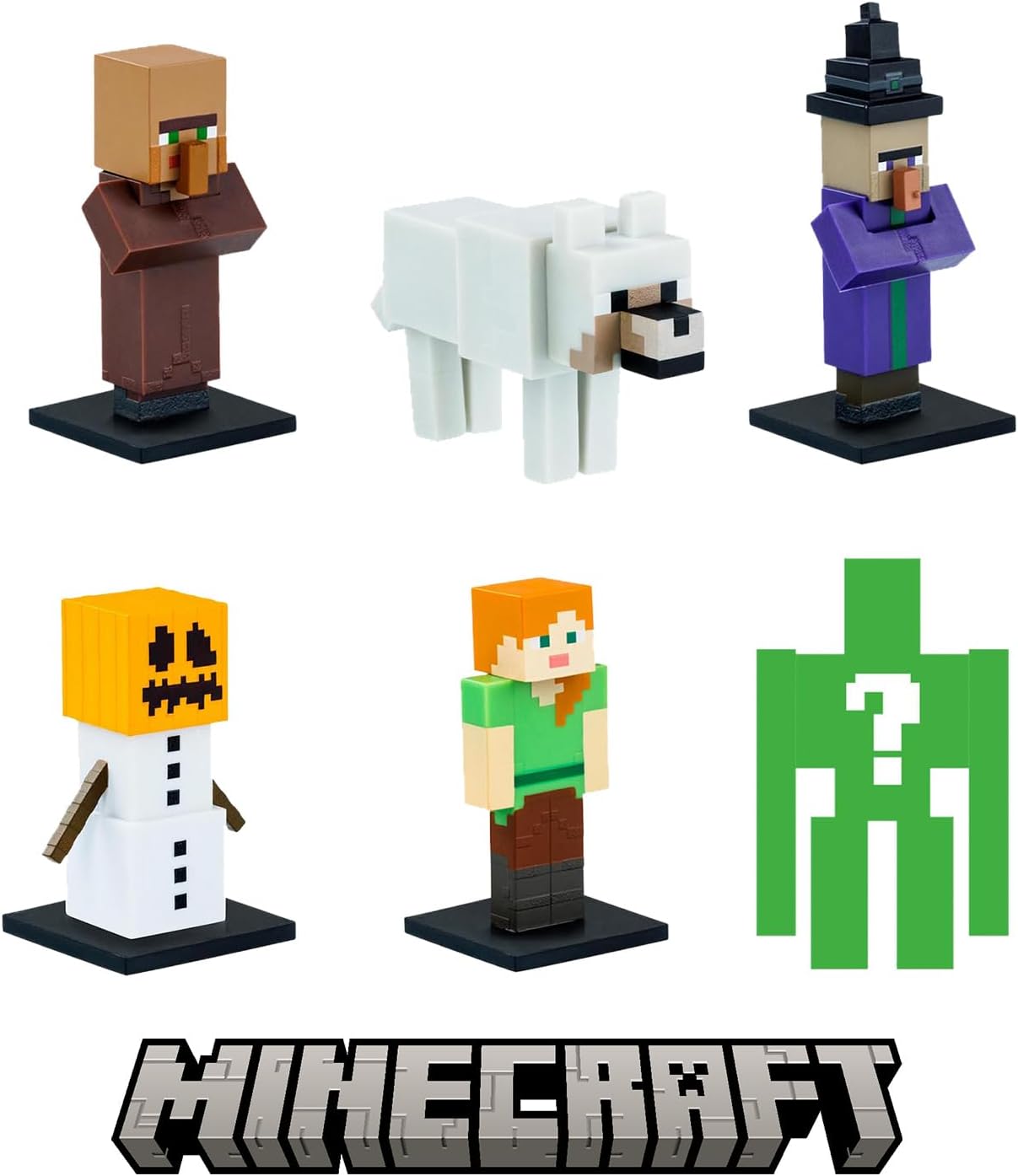Minecraft Bandai, pack de 6 figurines à collectionner avec 1 mystère – Image 2