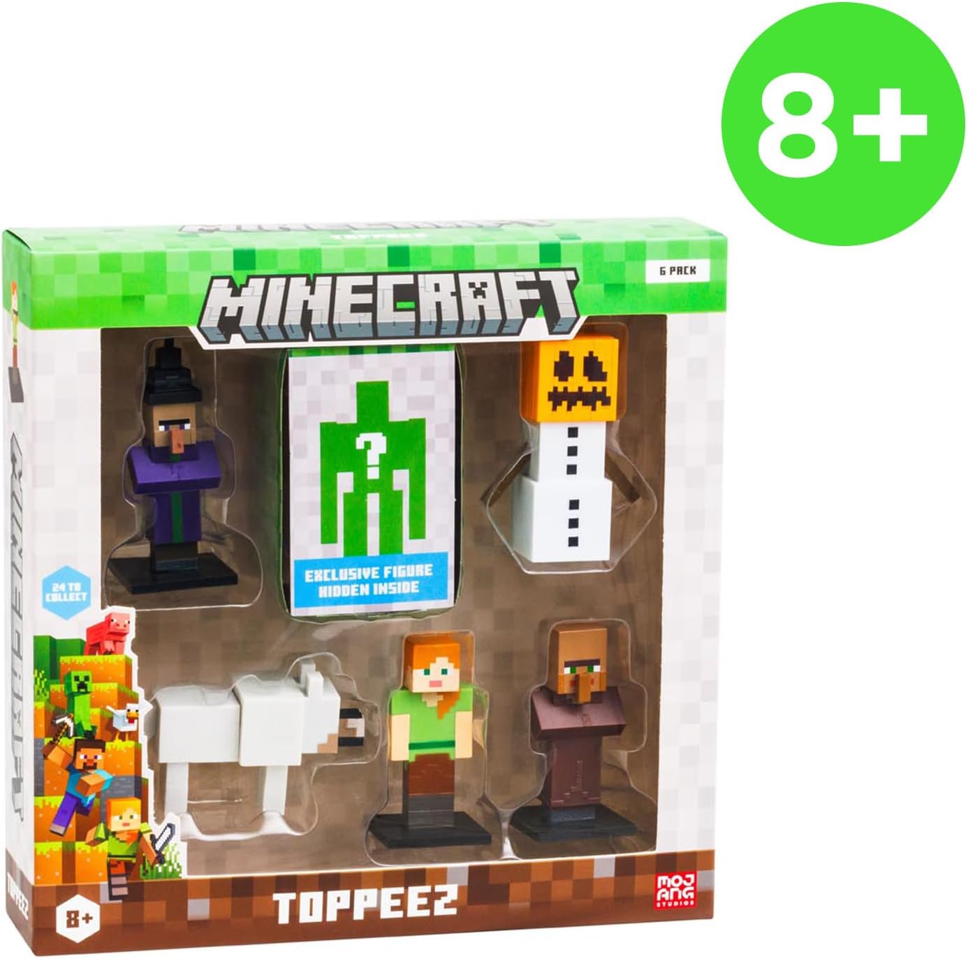Minecraft Bandai, pack de 6 figurines à collectionner avec 1 mystère – Image 7