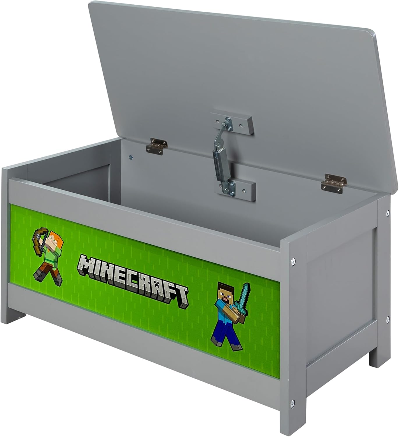 Coffre banc imprimé Minecraft en MDF 60 cm – Image 3