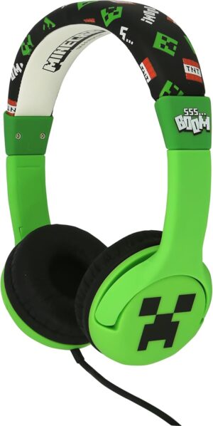 Casque enfant Minecraft filaire jack 3,5 mm