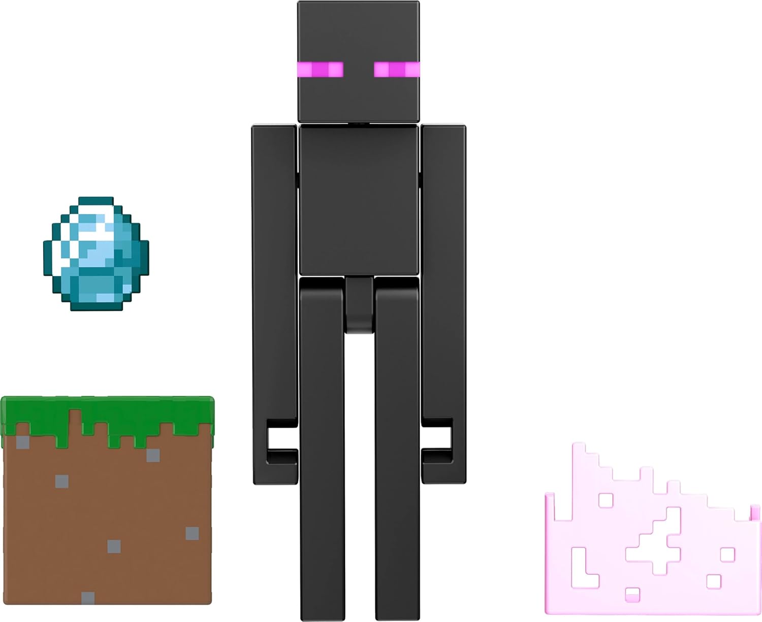 Figurine Minecraft Mattel 8,3 cm avec accessoires pixelisés – Image 5