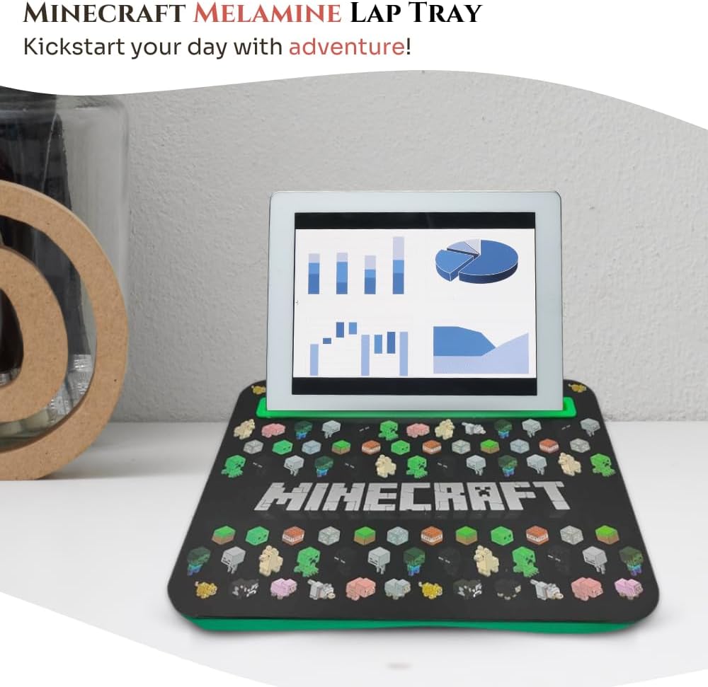 Plateau portable Minecraft avec fente pour tablette – Image 6