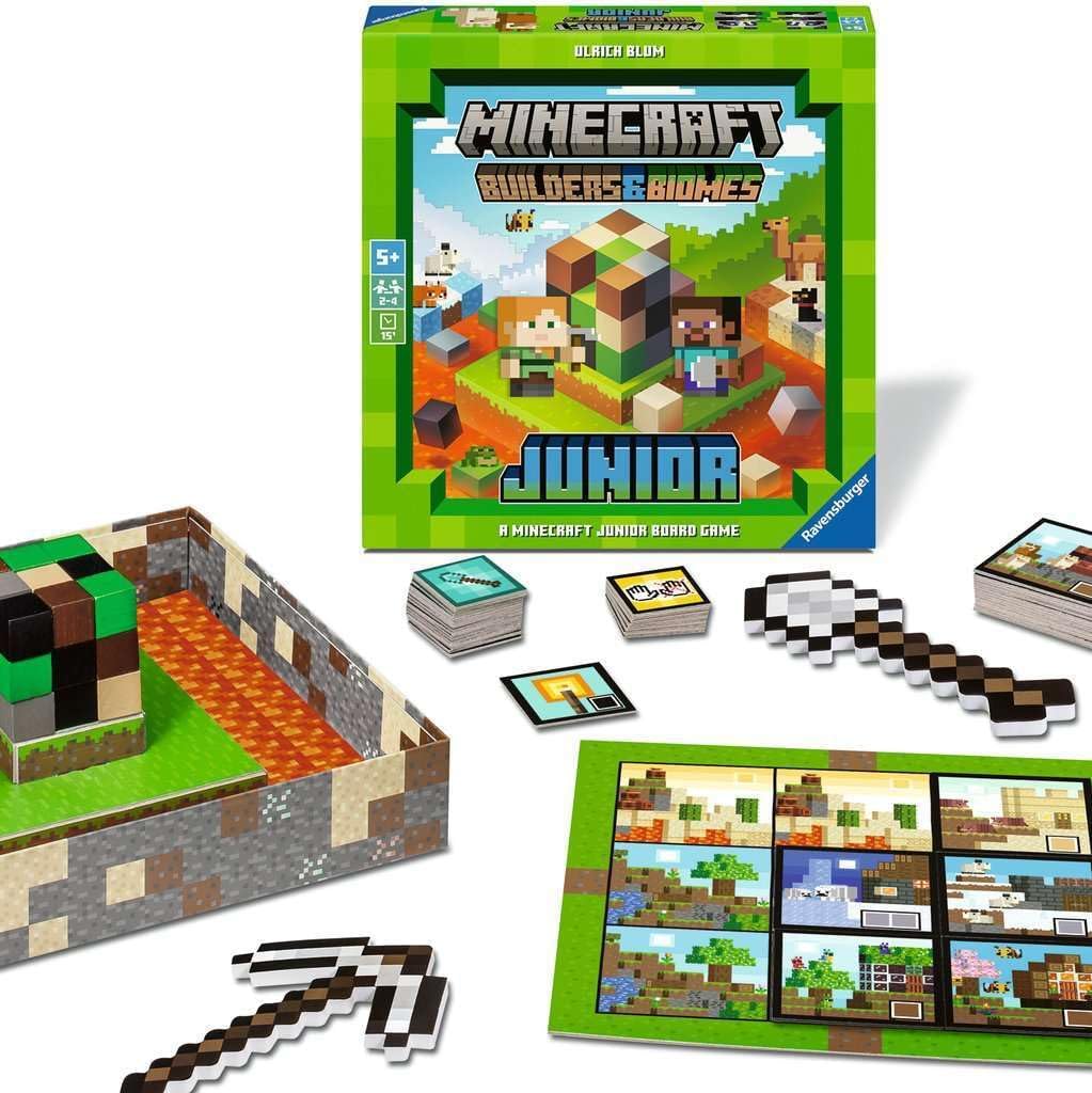 Minecraft Builders & Biomes Junior Ravensburger 24615, jeu coopératif dès 5 ans – Image 4