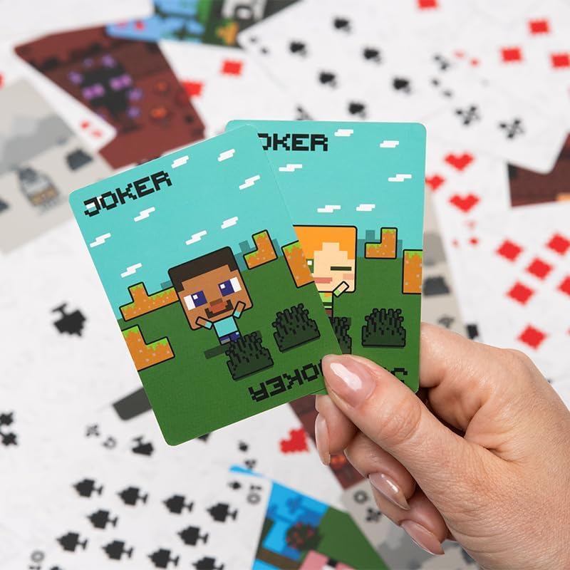Cartes à jouer Minecraft animaux avec boîte de rangement – Image 2