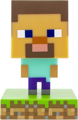 Lampe icône Minecraft Steve contemporaine 11 cm