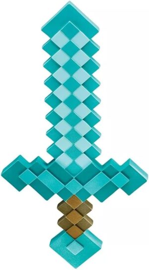 Pioche Minecraft couleur Épée de Diamant