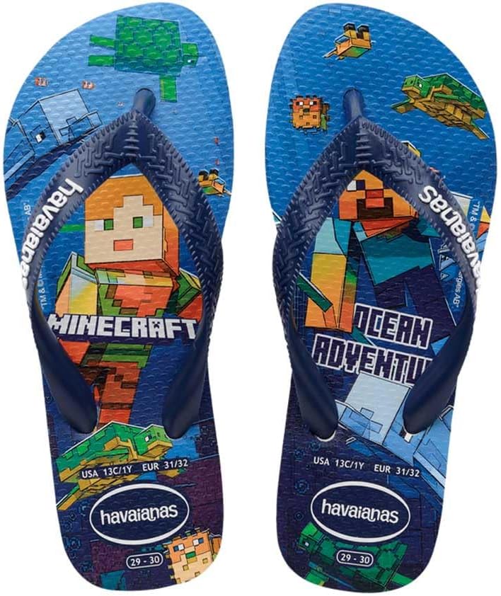 Tongs enfant mixte Minecraft Mini Me à enfiler