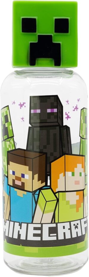 Bouteille 3D enfant Minecraft 560 ml