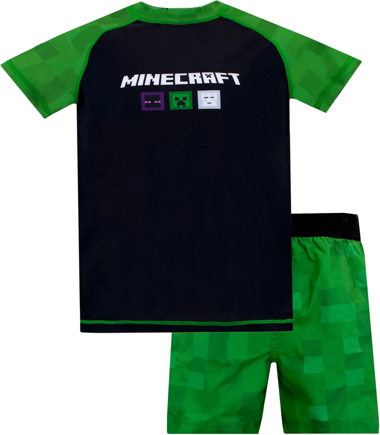 Short de bain Minecraft garçon 2 pièces, tailles 5 à 13 ans – Image 2