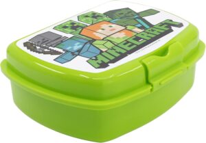 Boîte à lunch Urban Minecraft noire sans BPA